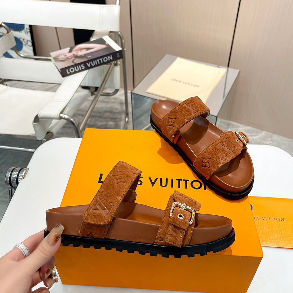 LV Bom Dia Flat Comfort Mule Shoes - Replica Luxury Bags™