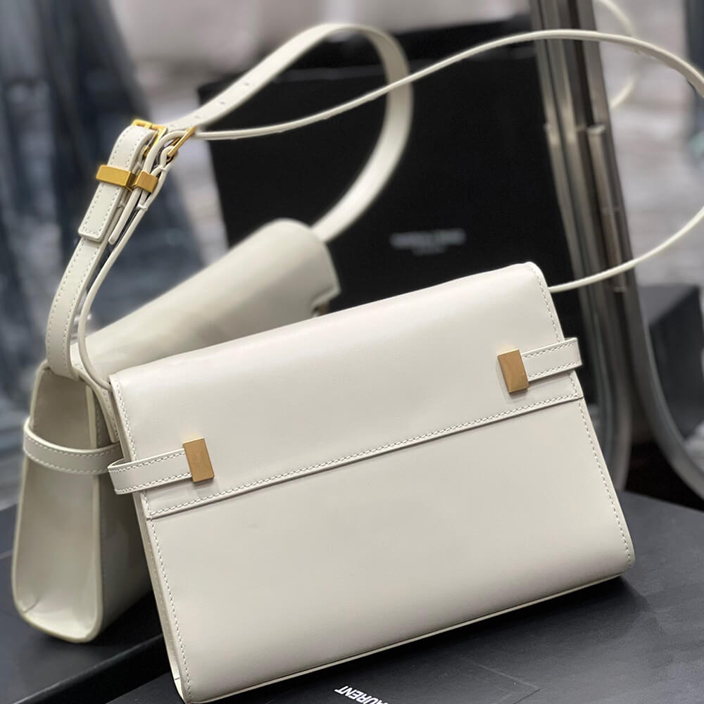 YSL Manhattan Small Shoulder Bag In Box Saint Laurent Leather - Replica Luxury Bags™