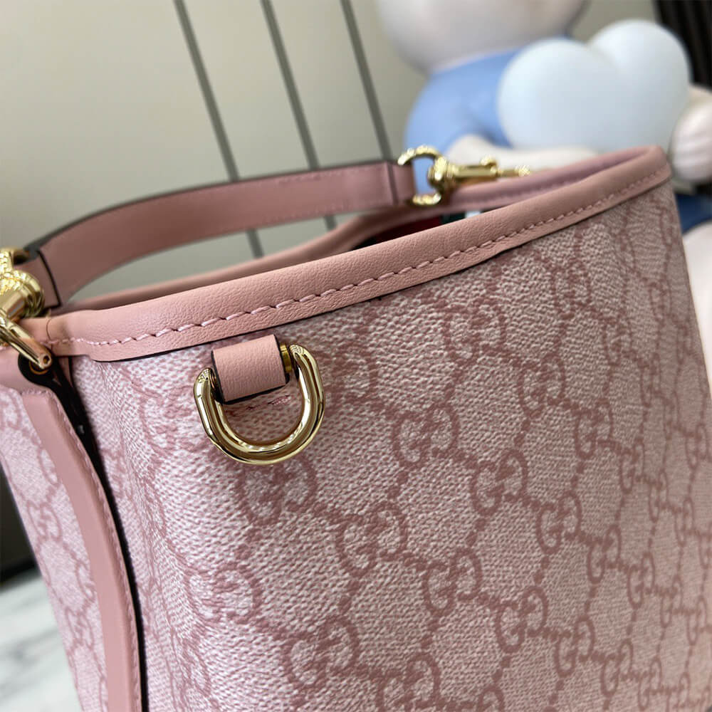Gucci GG Emblem Mini Bucket Bag - Replica Luxury Bags™