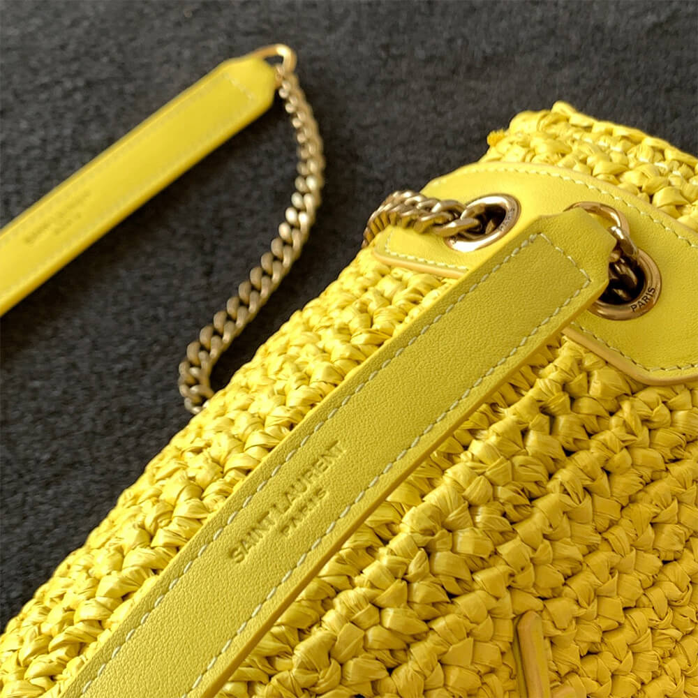 YSL Saint Laurent Niki Chain Medium Bag In Raffia - Replica Luxury Bags™