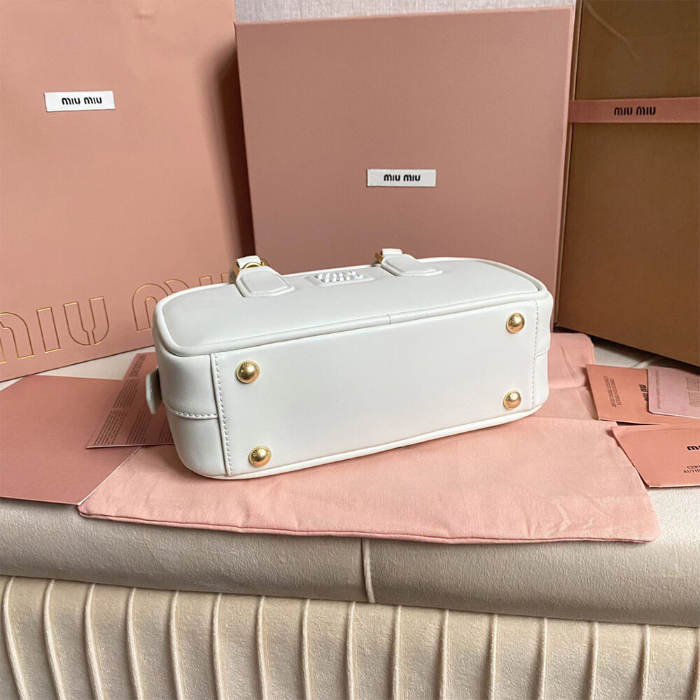 Miumiu Medium Arcadie Leather Bag - Replica Luxury Bags™