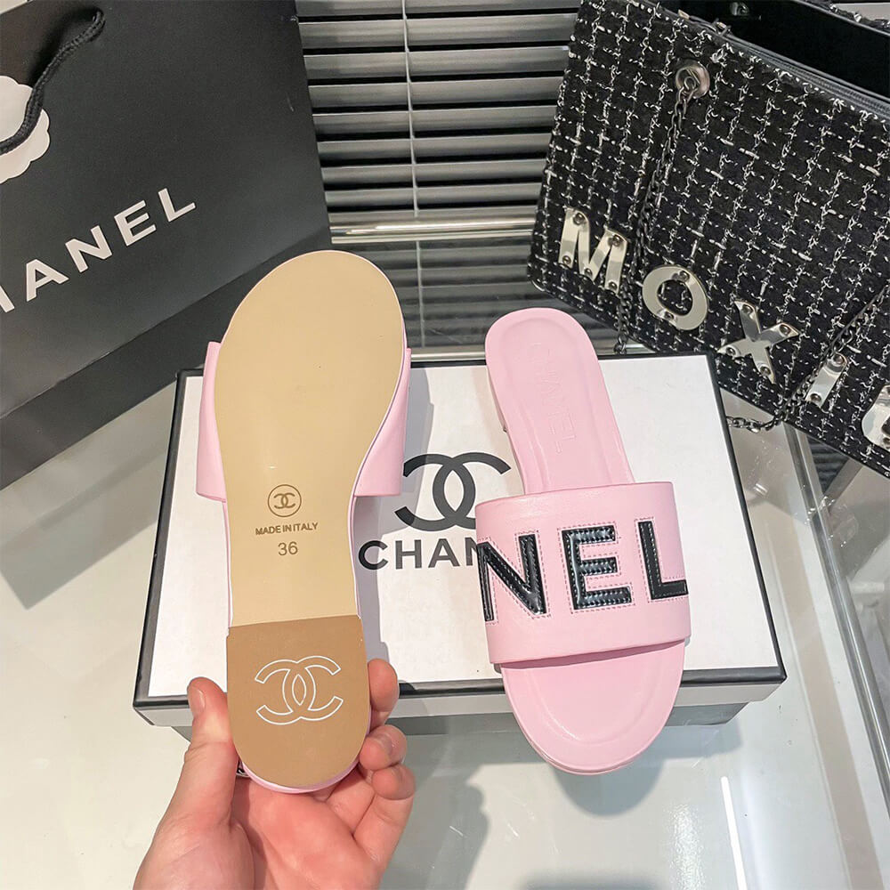 Chanel Slides Shoes - Replica Luxury Bags™