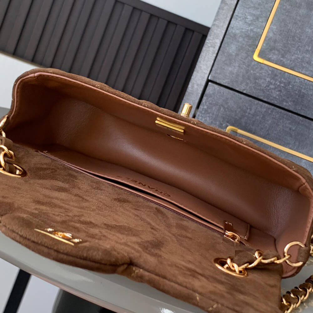 Chanel Suede Mini Flap Bag - Replica Luxury Bags™