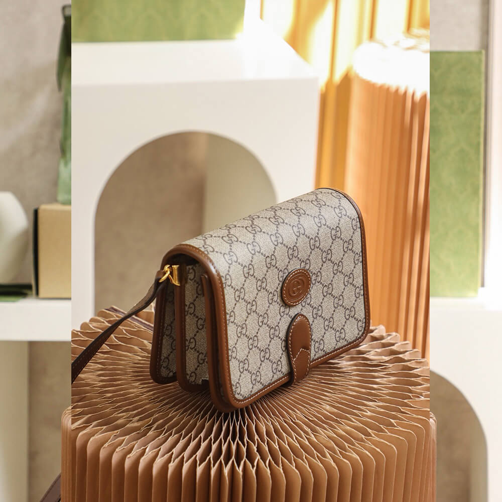Gucci GG Mini Crossbody Bag With Interlocking G - Replica Luxury Bags™