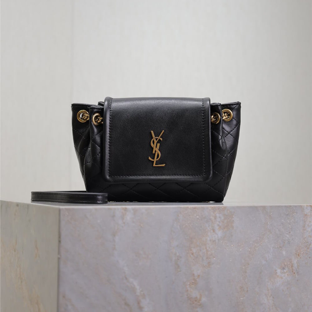 YSL Mini Nolita Bag in Lambskin - Replica Luxury Bags™