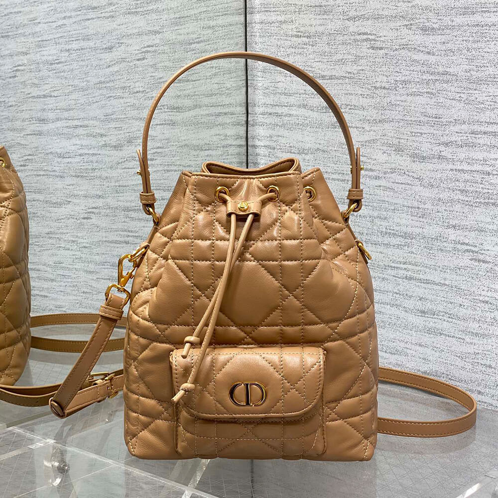 Small Dior Caro Bucket Bag - Replica Luxury Bags™