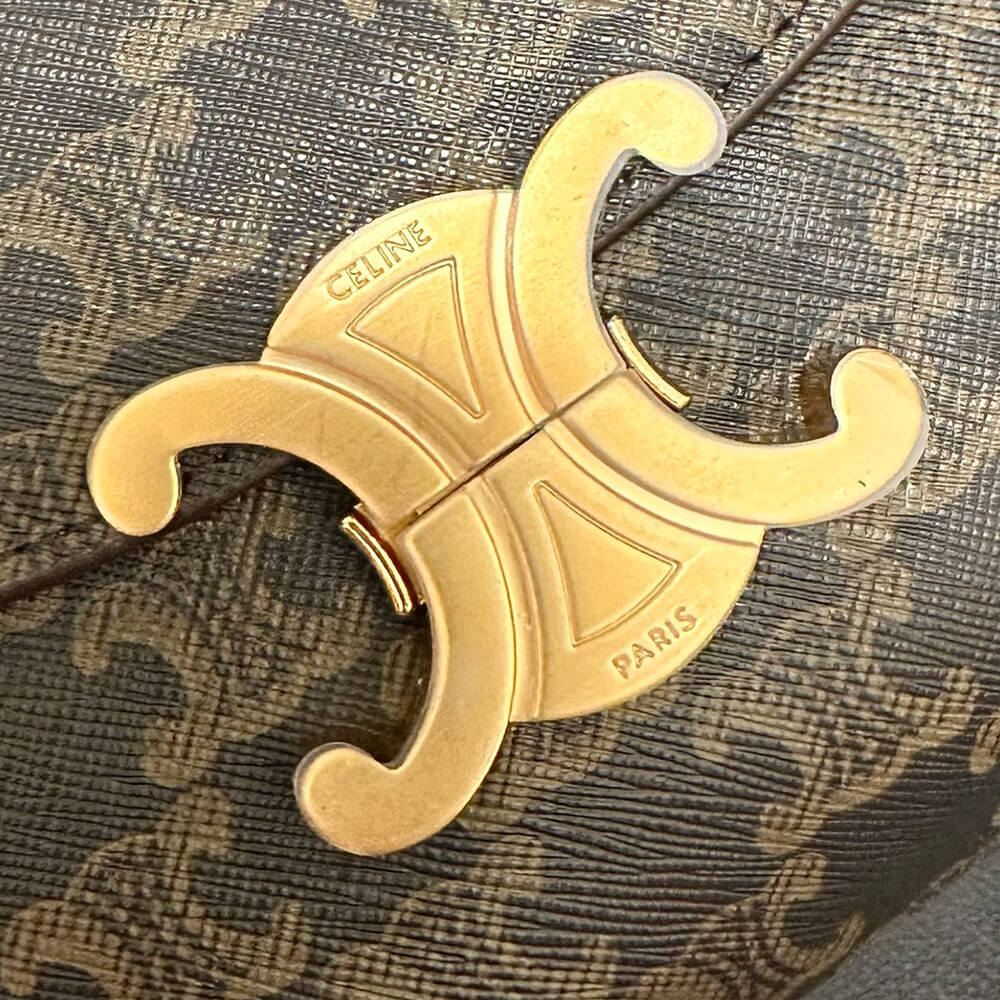 Celine Teen Nino Bag in Triomphe Canvas - Replica Luxury Bags™