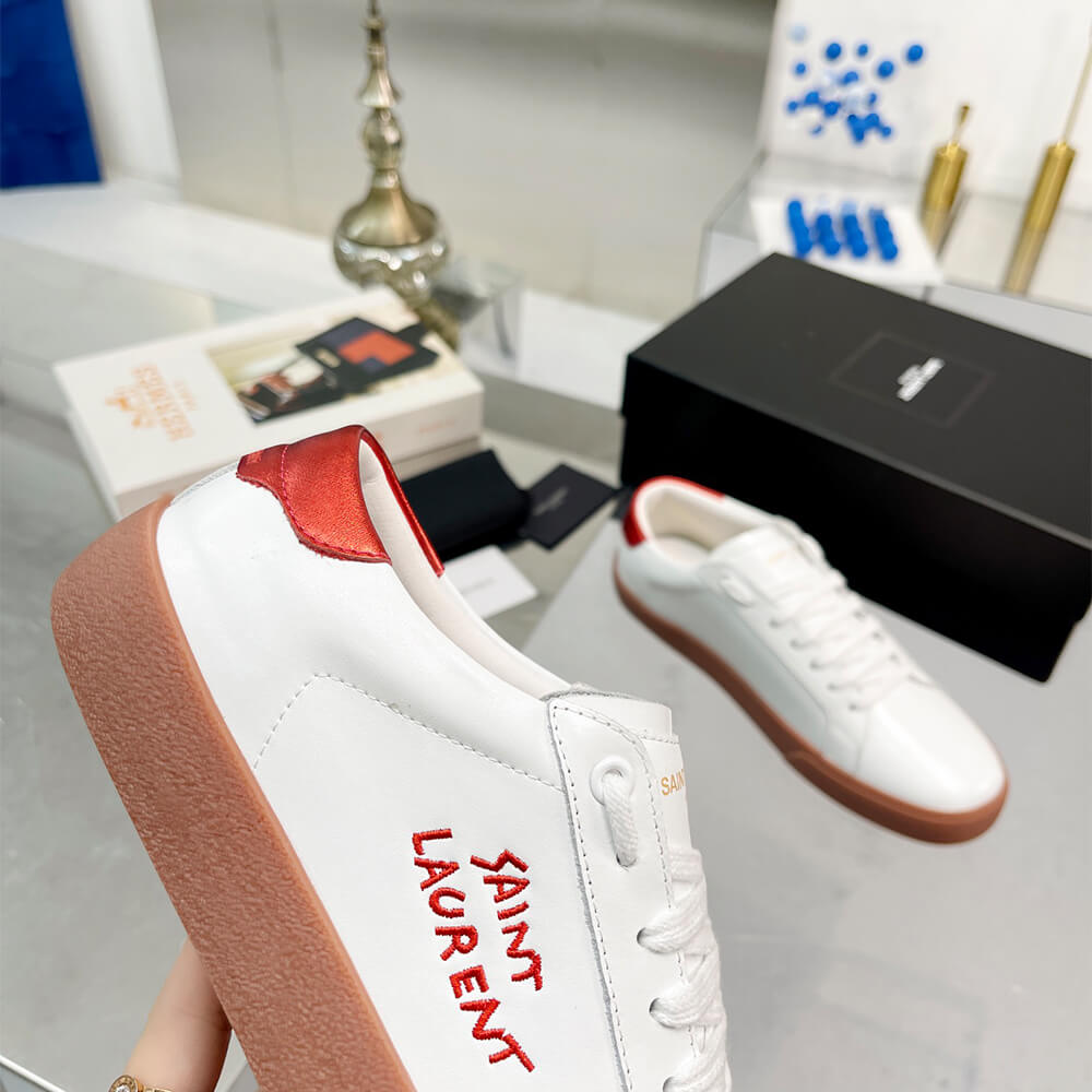 YSL Court Classic Sneaker Shoes - Replica Luxury Bags™