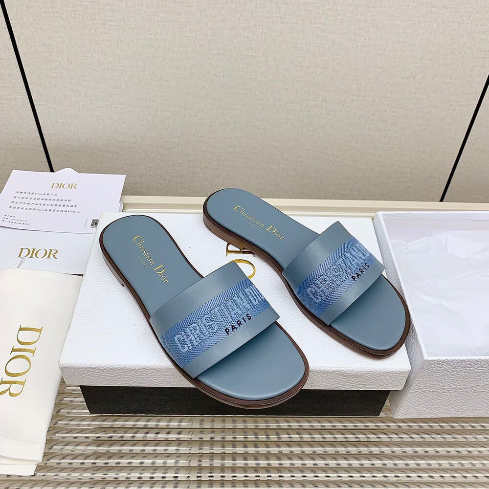 Dior Dway Slides Shoes - Replica Luxury Bags™
