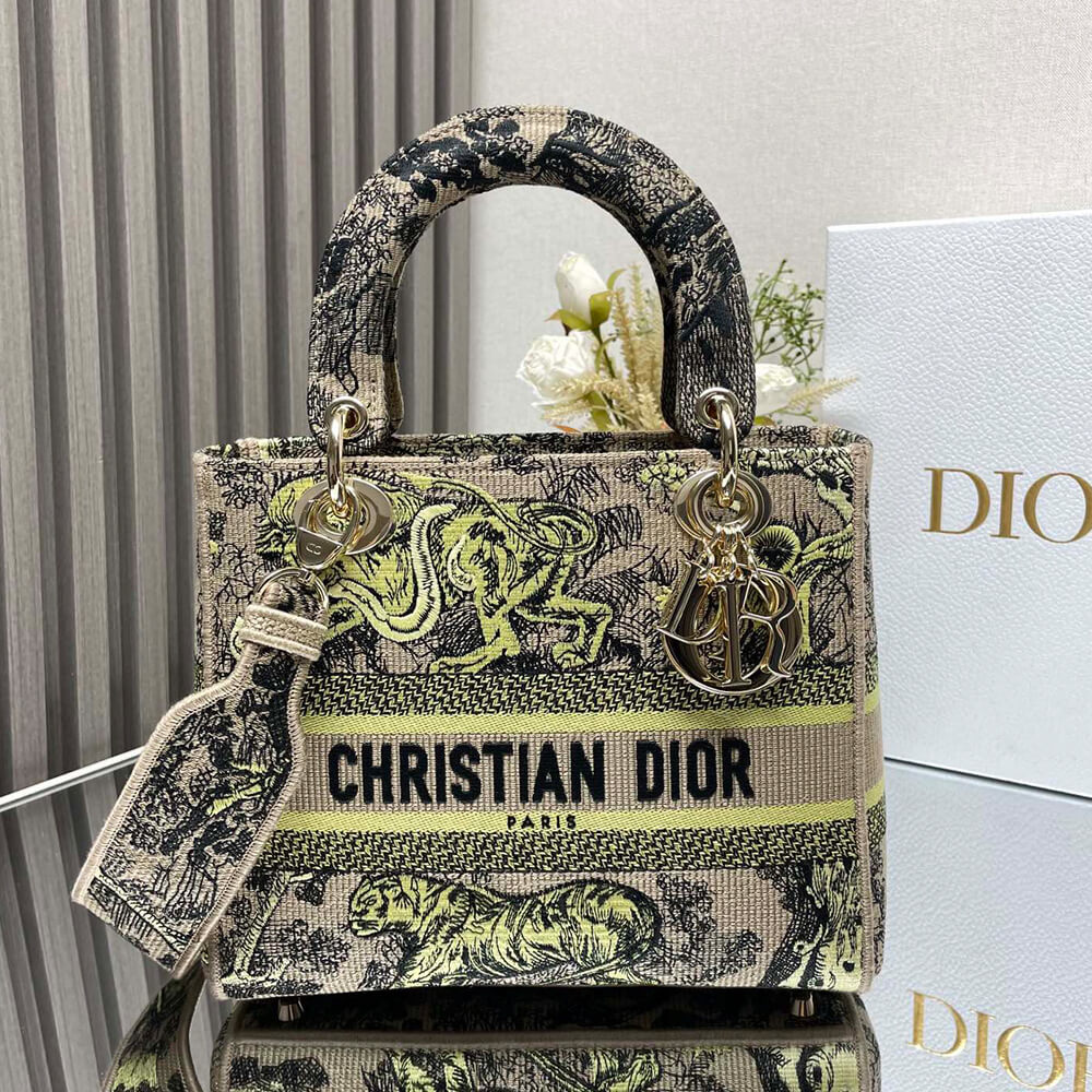 Dior Medium Dioriviera Lady D-Lite Bag - Replica Luxury Bags™
