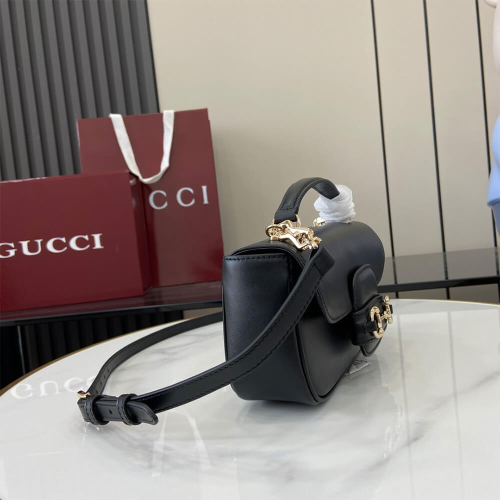 Gucci Horsebit 1955 Soft Small Top Handle Bag - Replica Luxury Bags™