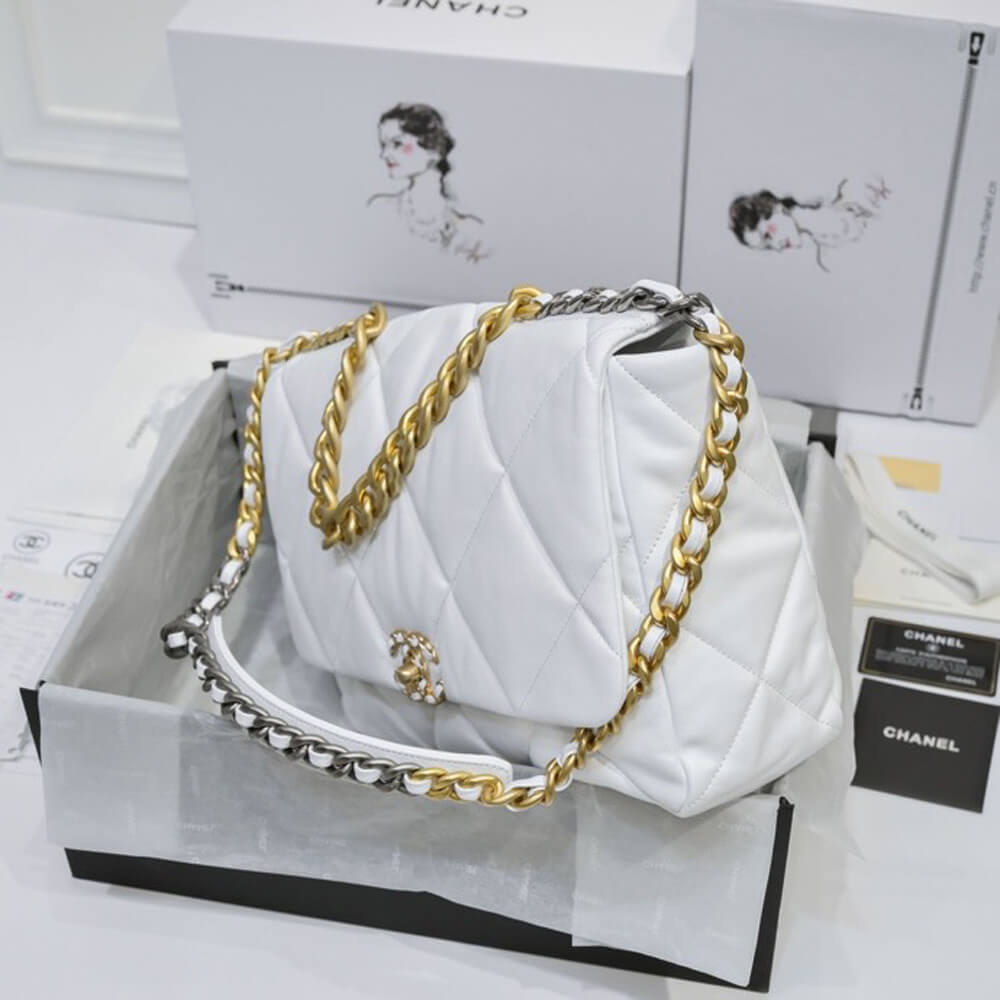 Chanel 19 Maxi Handbag - Replica Luxury Bags™