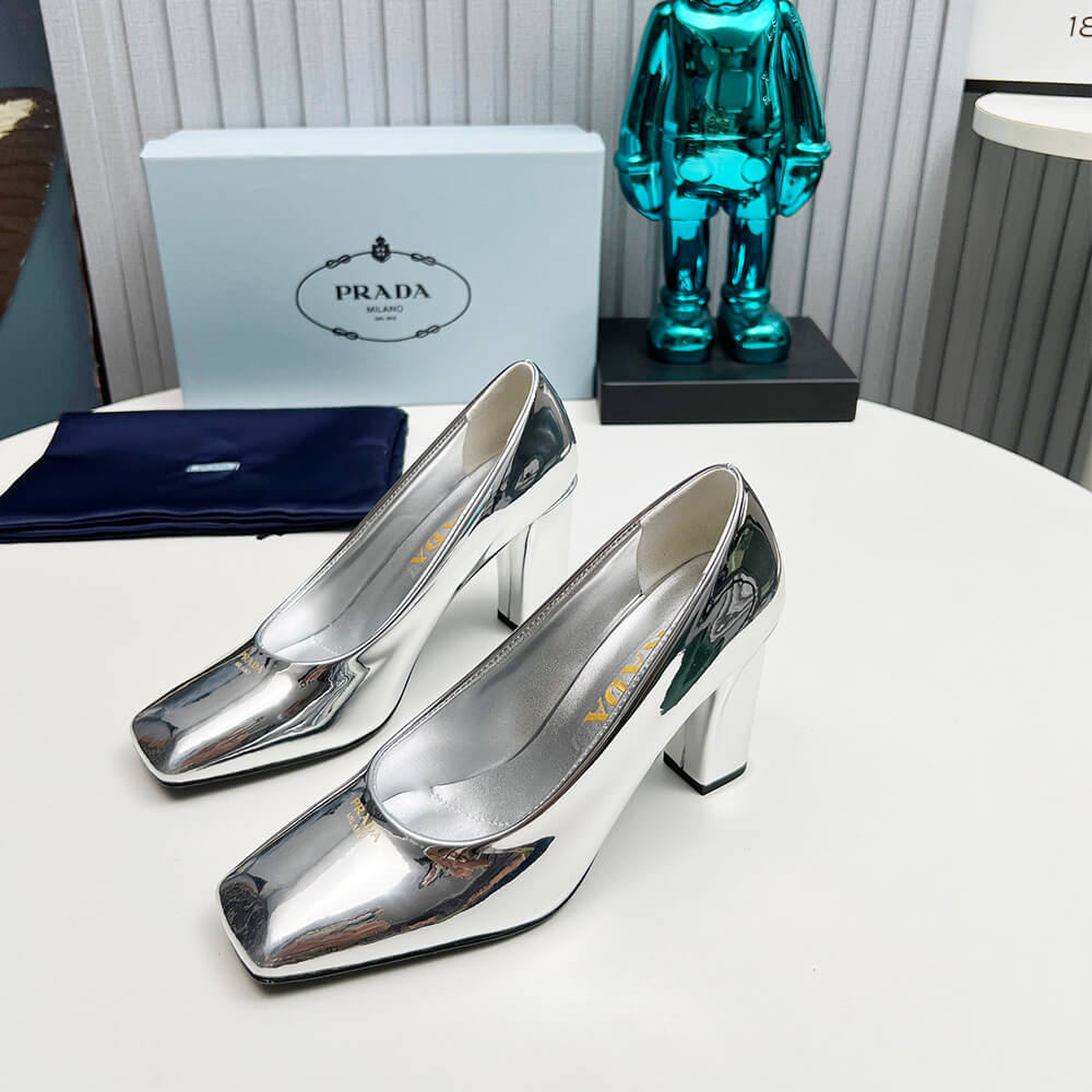 Prada Patent Leather Pumps 85mm Shoes - Replica Luxury Bags™