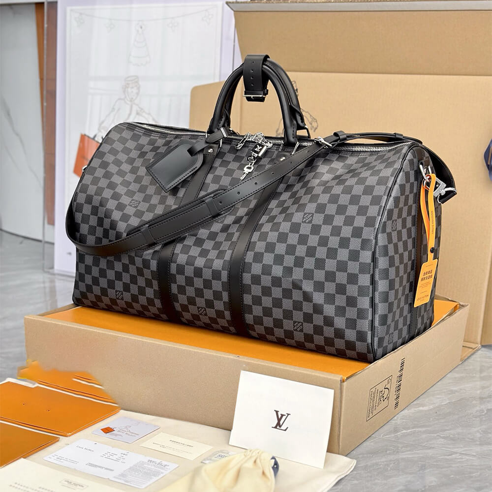 LV Keepall Bandouliere 55 Bag - Replica Luxury Bags™