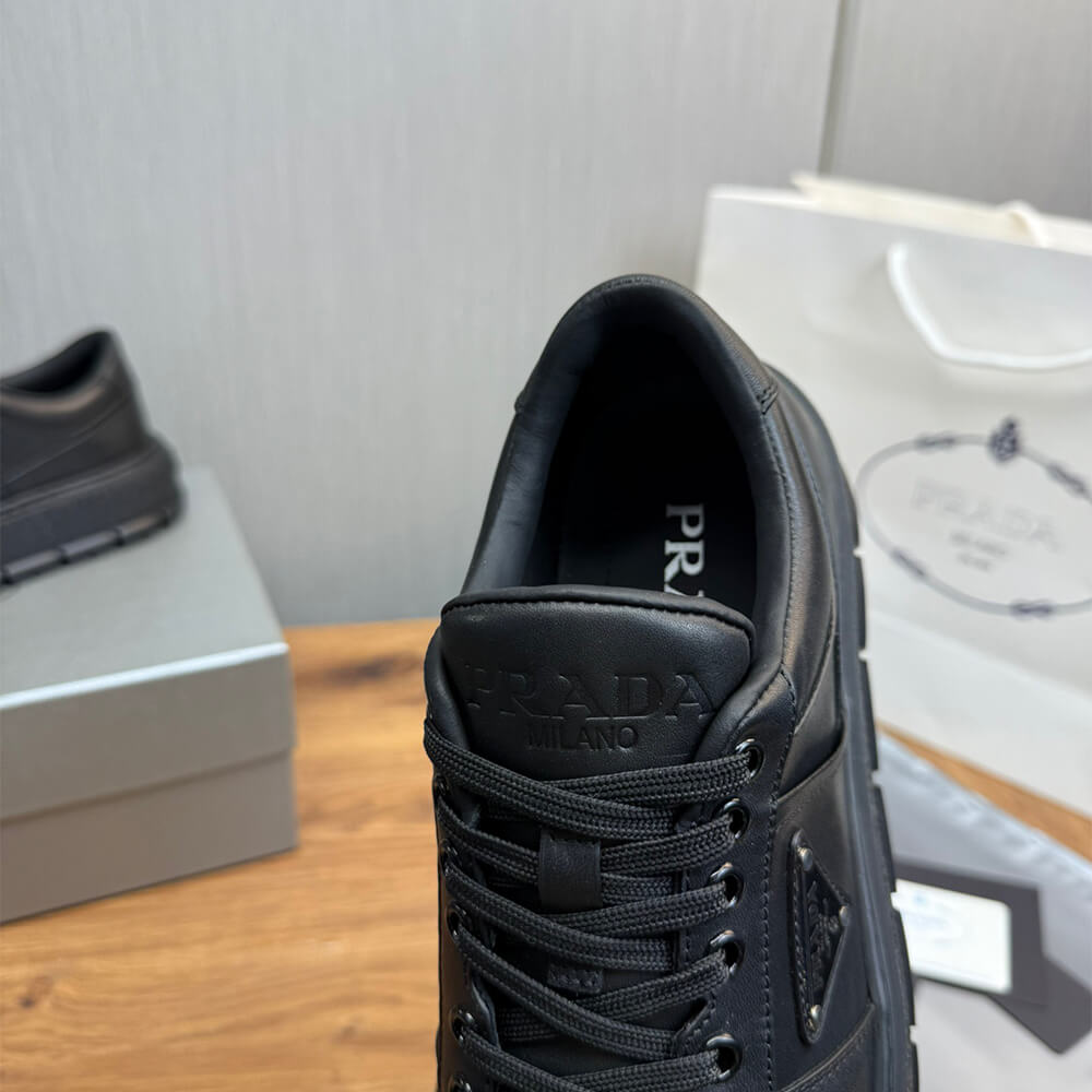 Prada Leather Sneakers Shoes - Replica Luxury Bags™