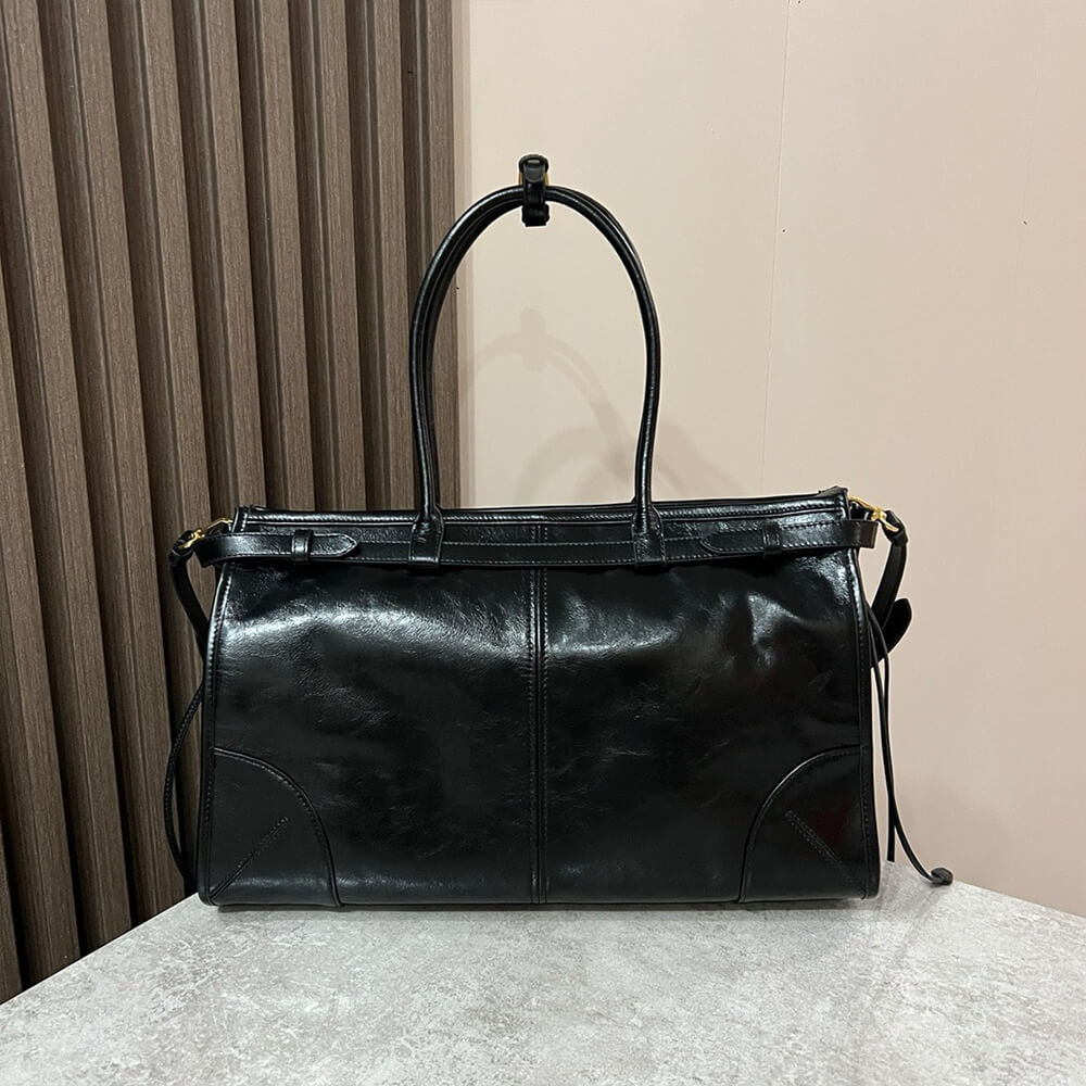 Prada Large Leather Handbag - Replica Luxury Bags™