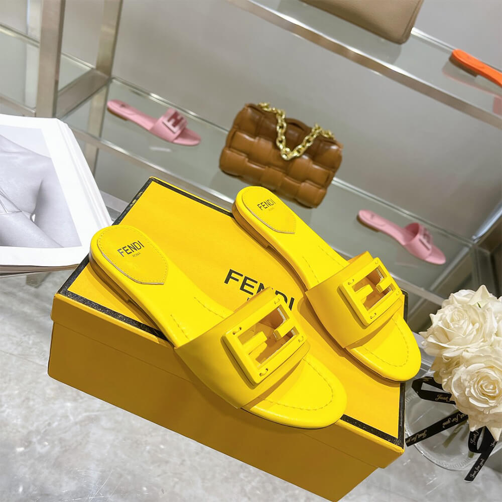 Fendi Baguette Slides Shoes - Replica Luxury Bags™