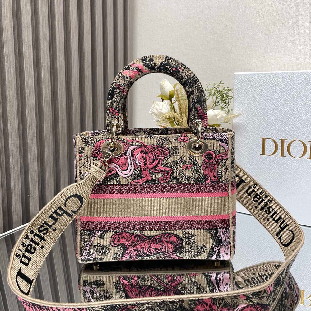 Dior Medium Dioriviera Lady D-Lite Bag - Replica Luxury Bags™