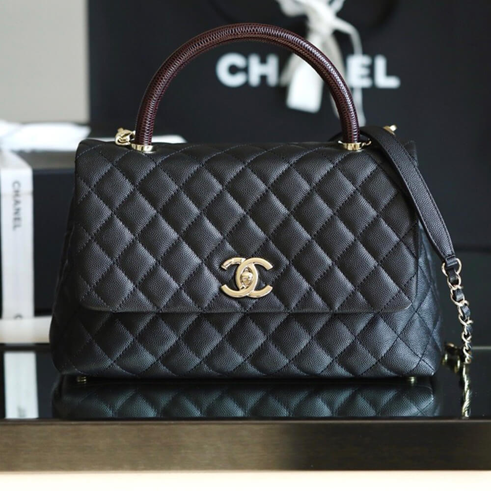 CHANEL LARGE FLAP BAG WITH TOP HANDLE - Replica Luxury Bags™