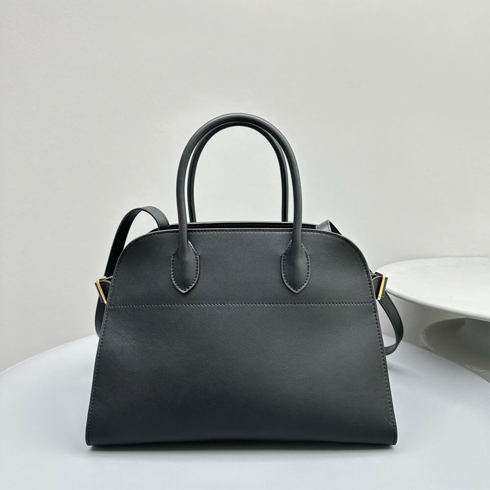 The Row Margaux 12 Leather Top Handle Bag - Replica Luxury Bags™