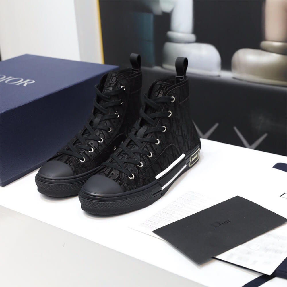 Dior B23 High-Top Sneakers Dior Oblique Shoes - Replica Luxury Bags™