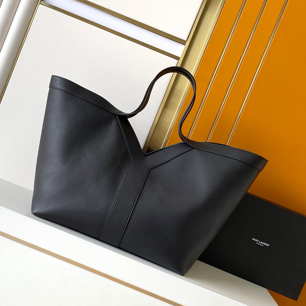 YSL Y Tote Bag in Leather - Replica Luxury Bags™