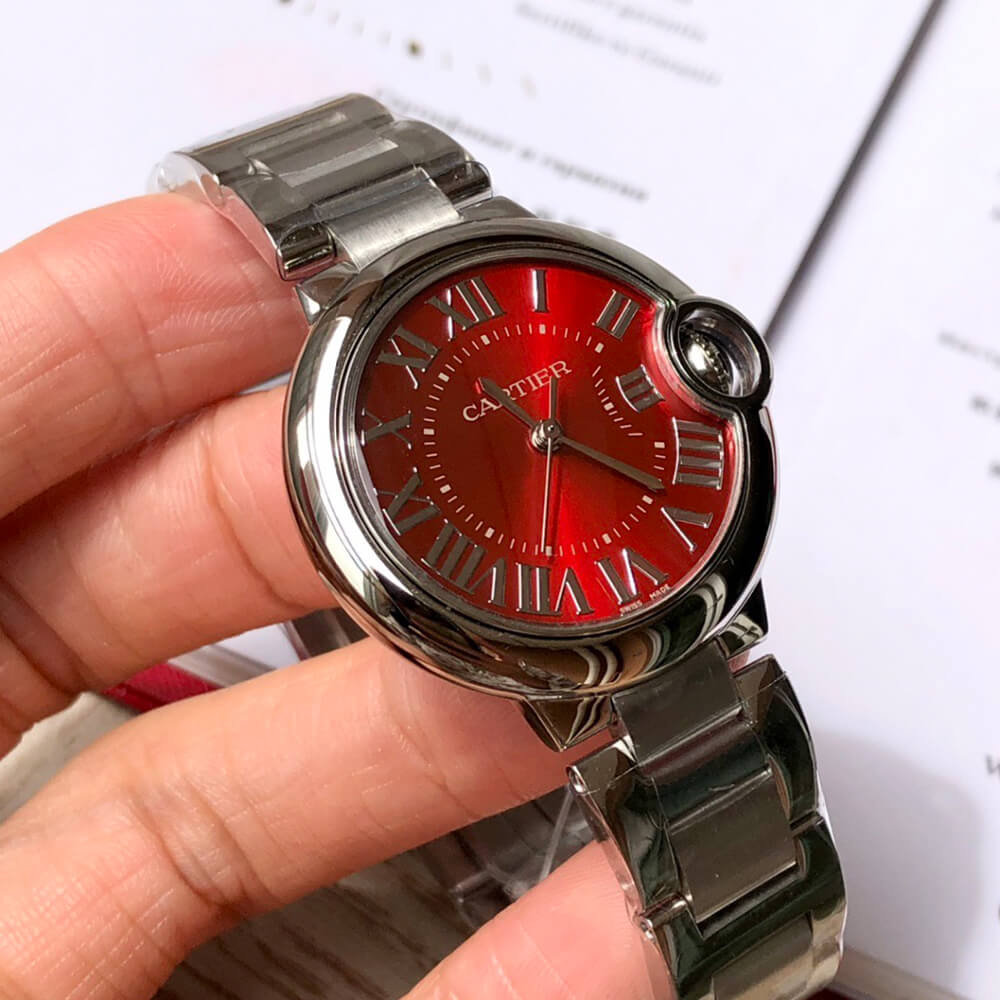 Cartier 33mm Ballon Bleu de Cartier watch - Replica Luxury Bags™