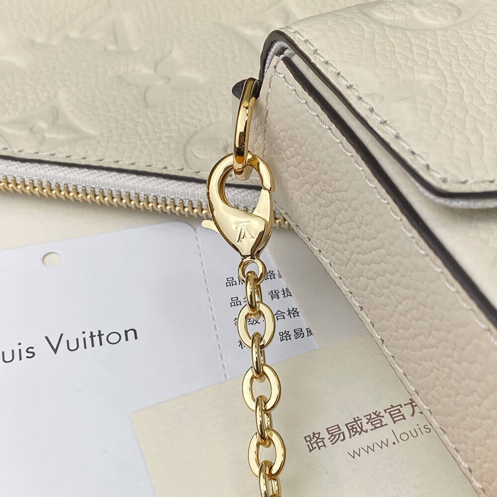 LV Felicie Pochette Bag with Chain - Replica Luxury Bags™
