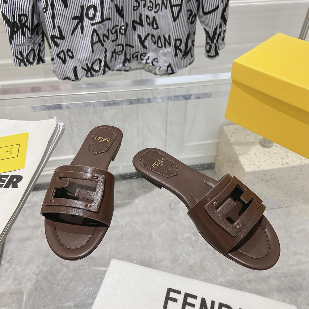 Fendi Baguette Slides Shoes - Replica Luxury Bags™