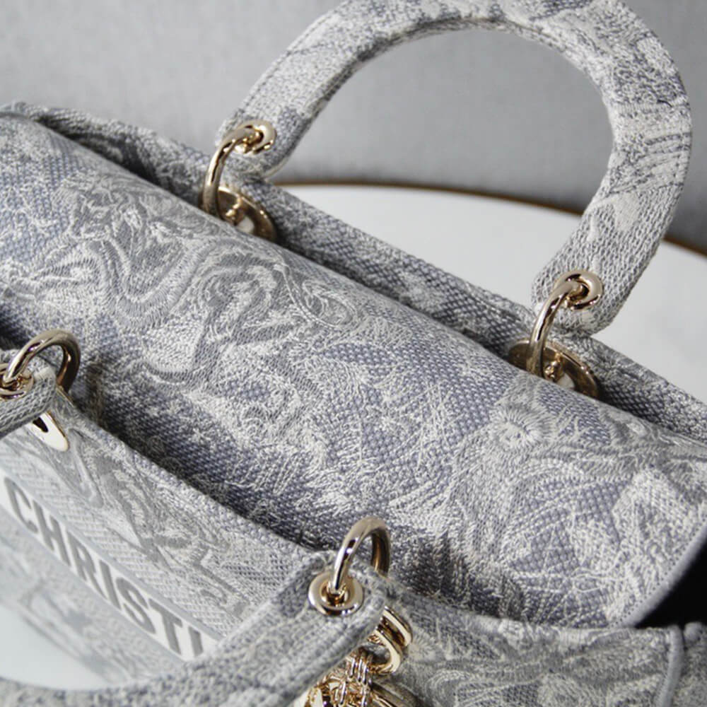 Dior Large Lady D-Lite Bag - Replica Luxury Bags™
