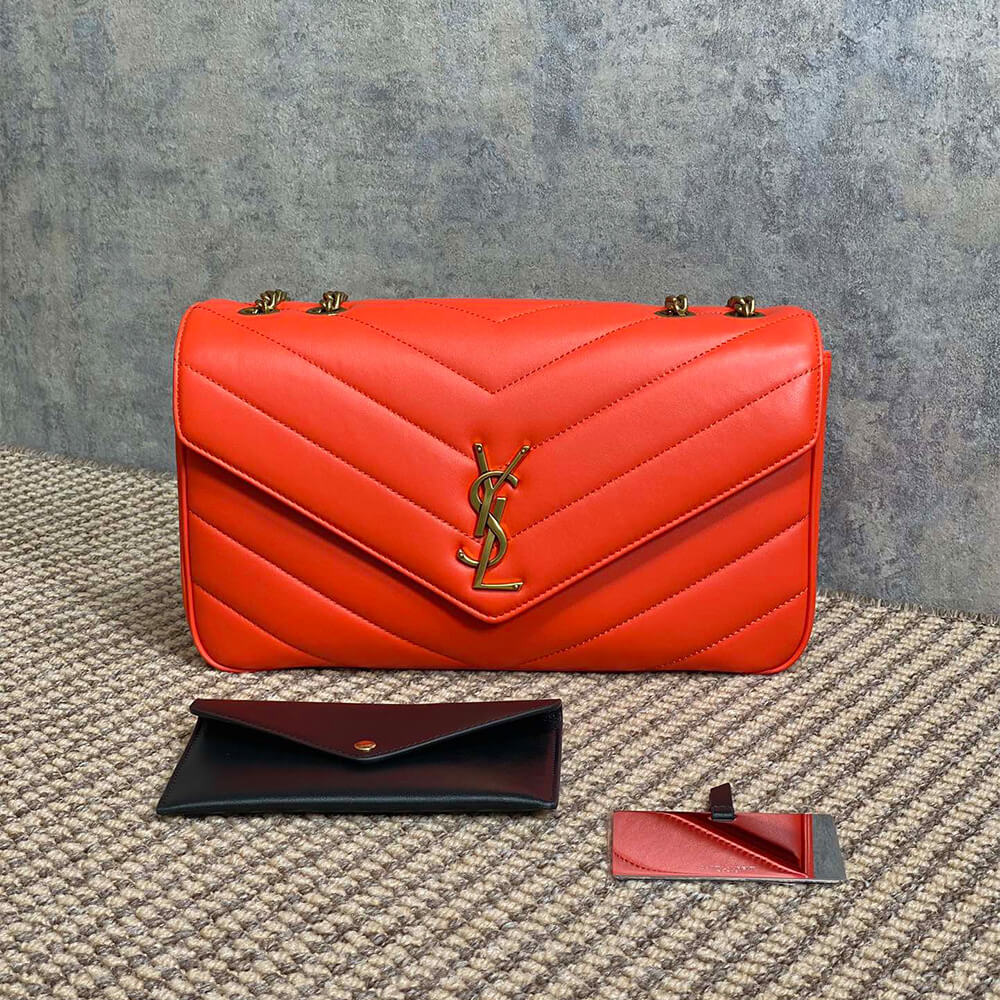 YSL Loulou Medium Bag in Matelasse Lambskin - Replica Luxury Bags™