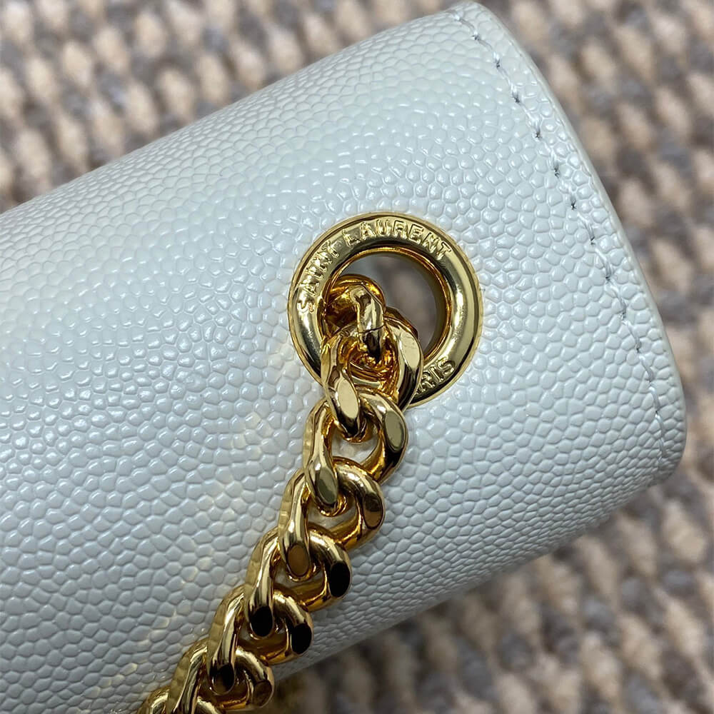 YSL Kate Medium Tassel Bag in Grain De Poudre Embossed Leather - Replica Luxury Bags™