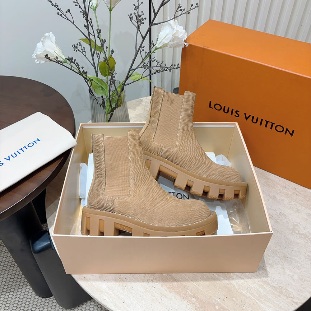 LV Checker Chelsea Boot Shoes - Replica Luxury Bags™