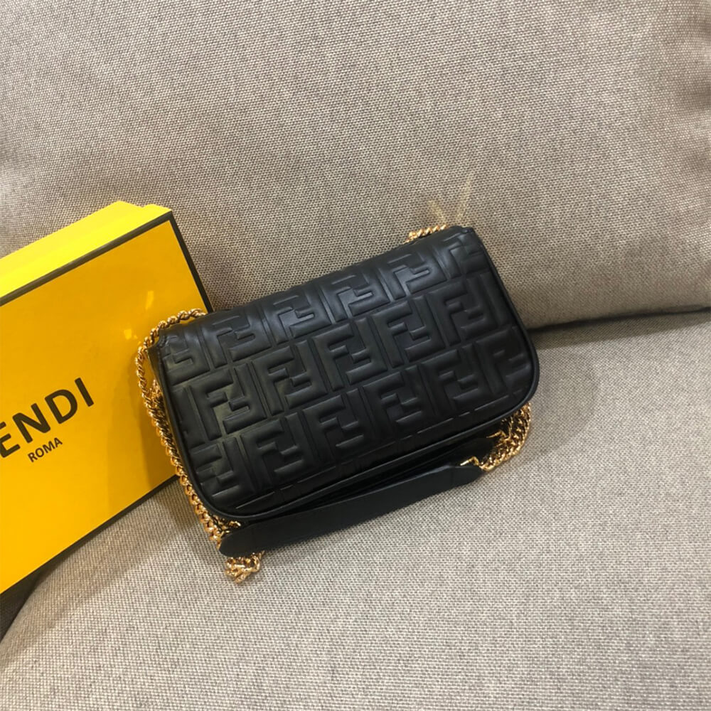 Fendi Baguette Chain Midi Bag - Replica Luxury Bags™