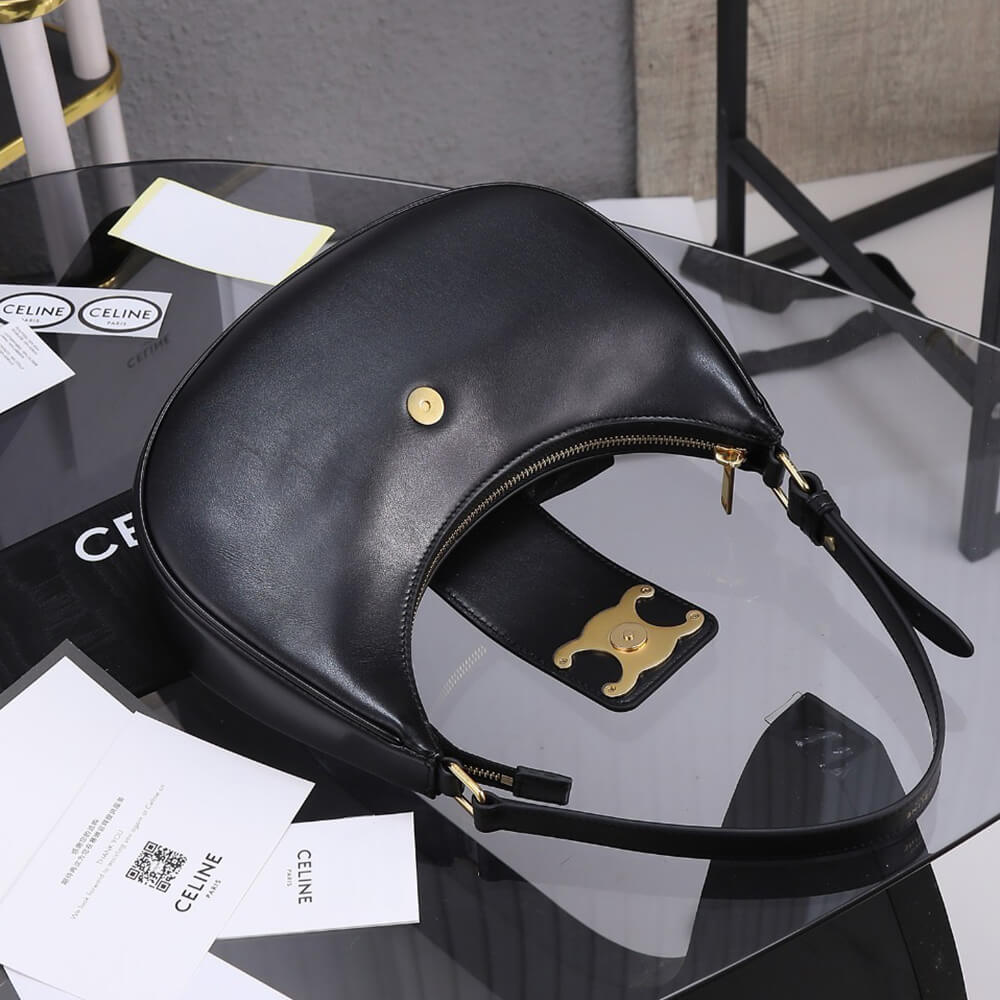 Celine Medium Ava Triomphe Bag in Smooth Calfskin - Replica Luxury Bags™