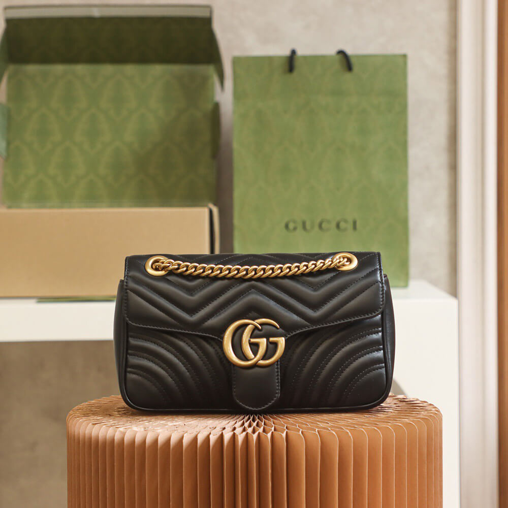 Gucci GG Marmont Small Matelasse Shoulder Bag - Replica Luxury Bags™