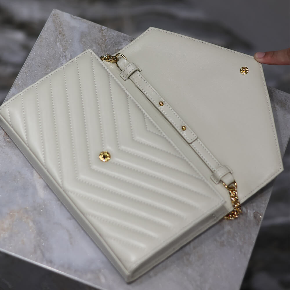 YSL Cassandre Chain Wallet Bag in Lambskin - Replica Luxury Bags™