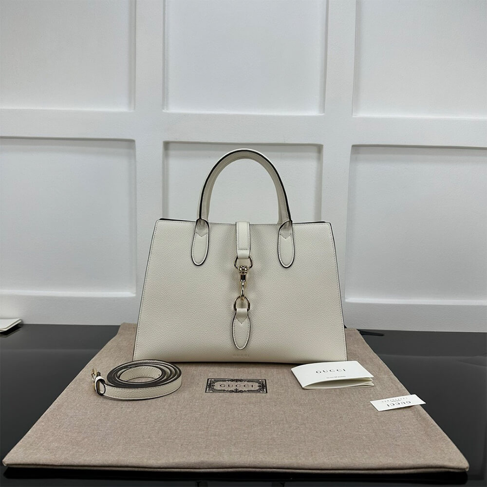 Gucci Medium Tote Bag with Hook Closure - Replica Luxury Bags™
