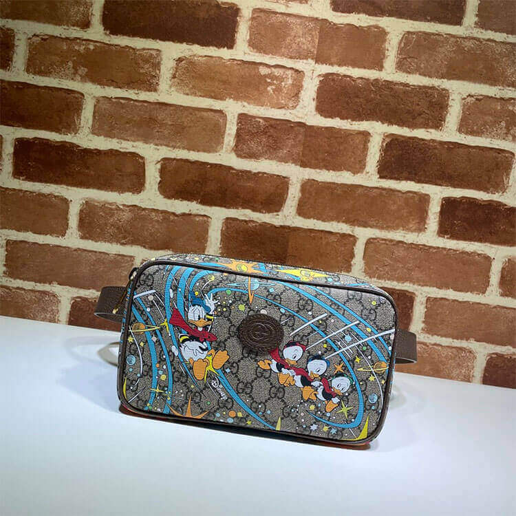 Disney x Gucci Donald Duck Print Belt Bag - Replica Luxury Bags™