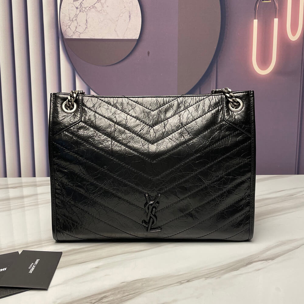 YSL Niki Shopping Bag in Vintage Leather - Replica Luxury Bags™