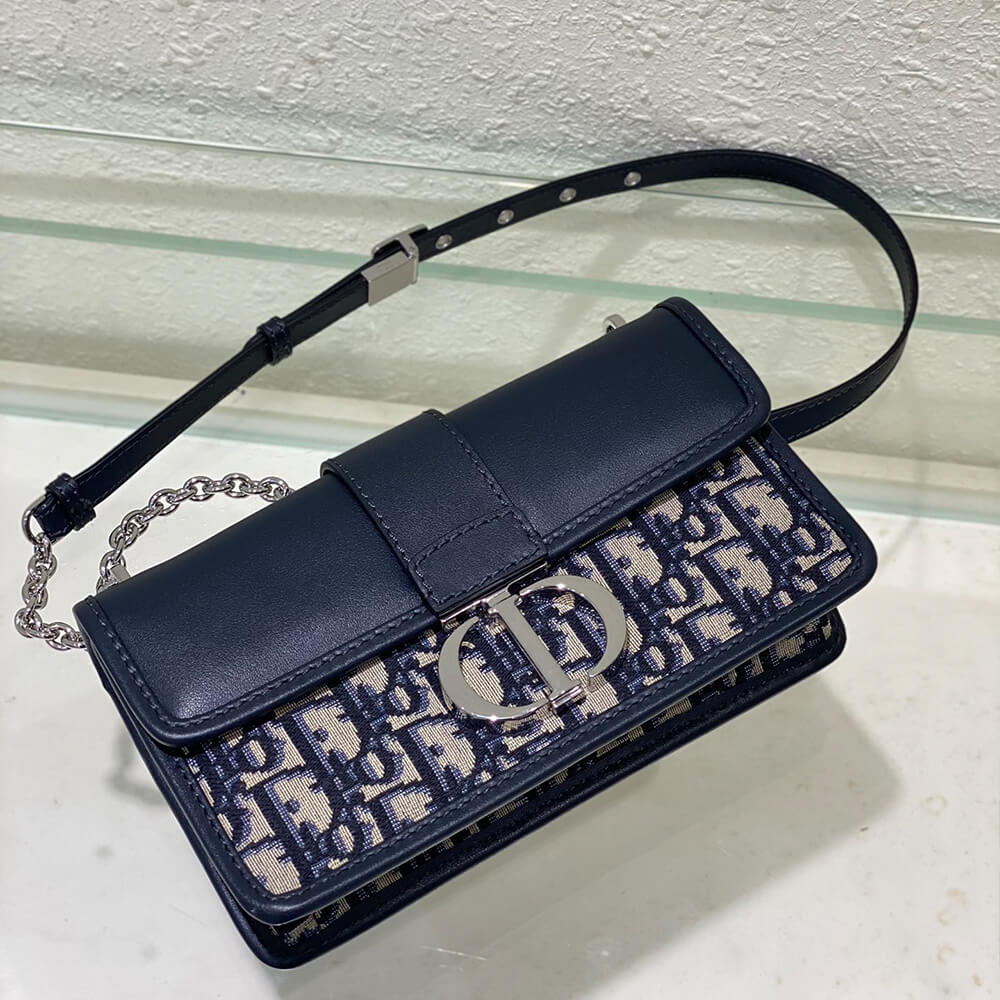 Dior 30 Montaigne East-West Bag with Chain - Replica Luxury Bags™