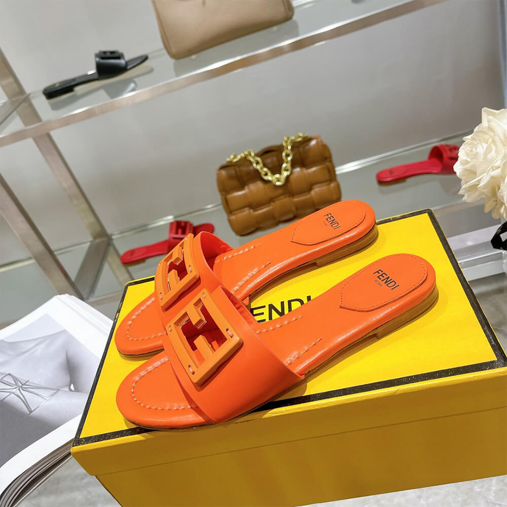 Fendi Baguette Slides Shoes - Replica Luxury Bags™