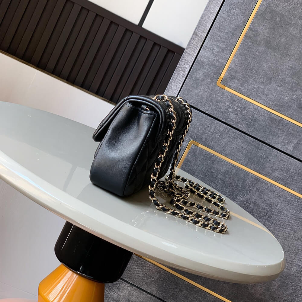 Chanel Flap Phone Holder Bag With Chain - Replica Luxury Bags™