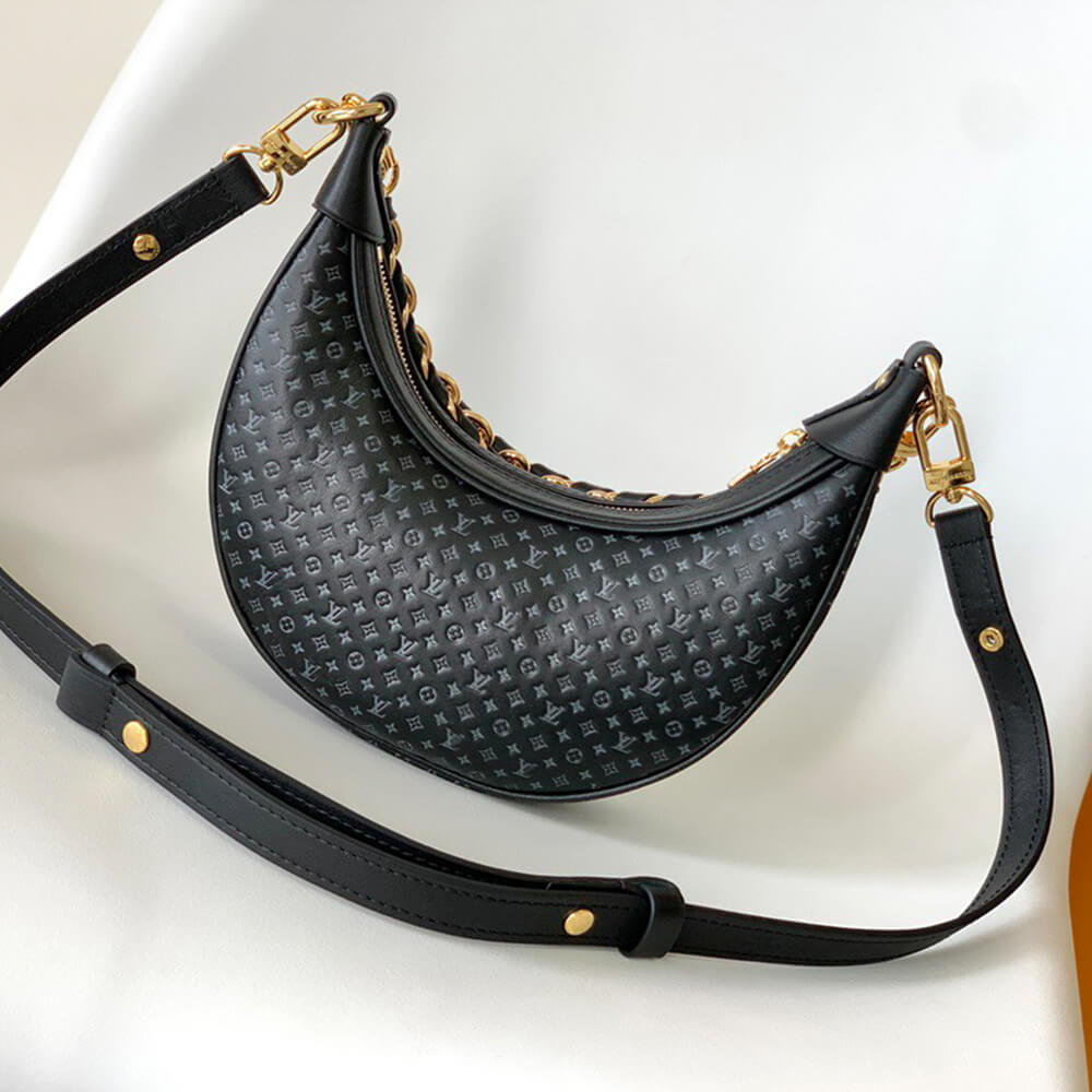 LV Loop Bag in Black - Replica Luxury Bags™