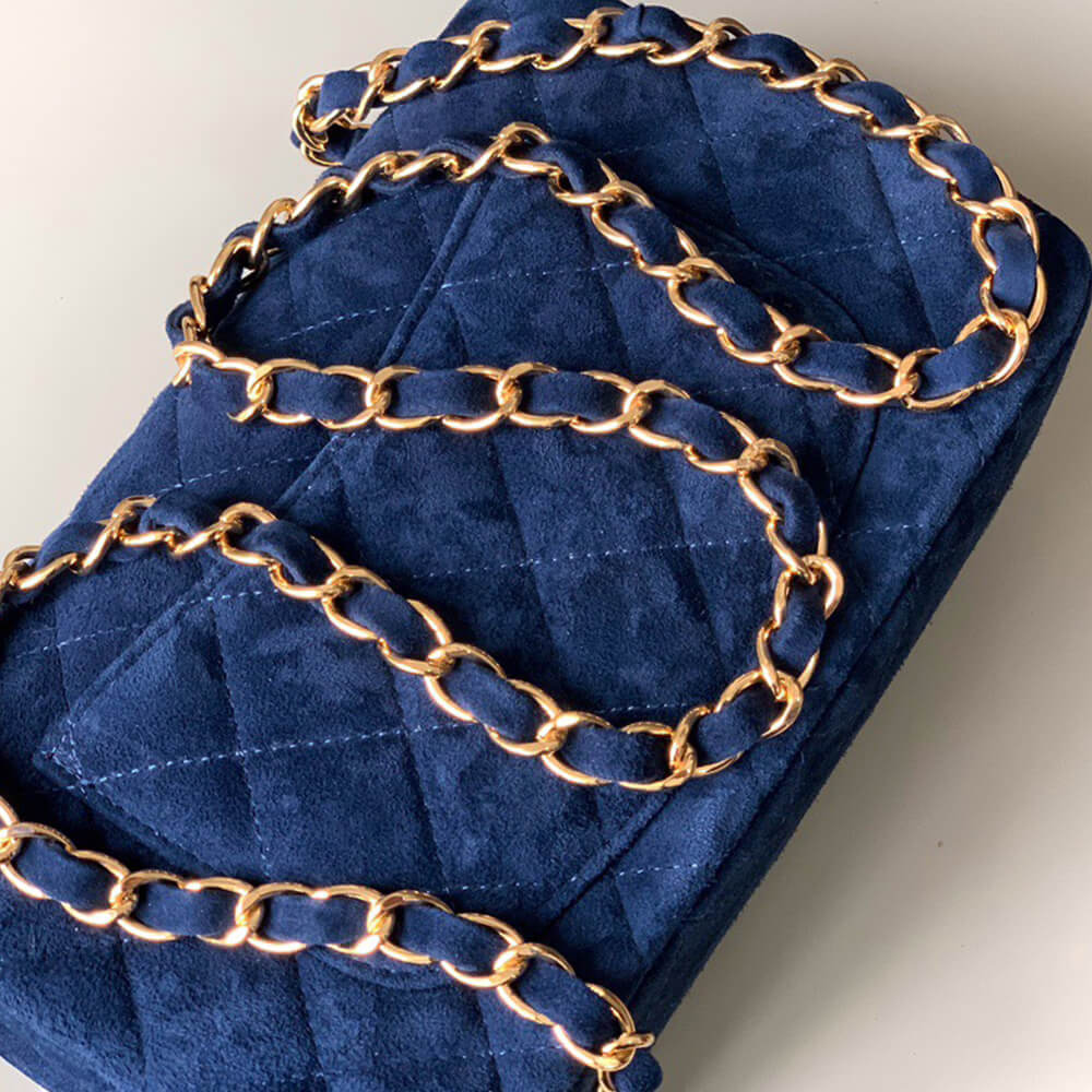 Chanel Suede Mini Flap Bag - Replica Luxury Bags™