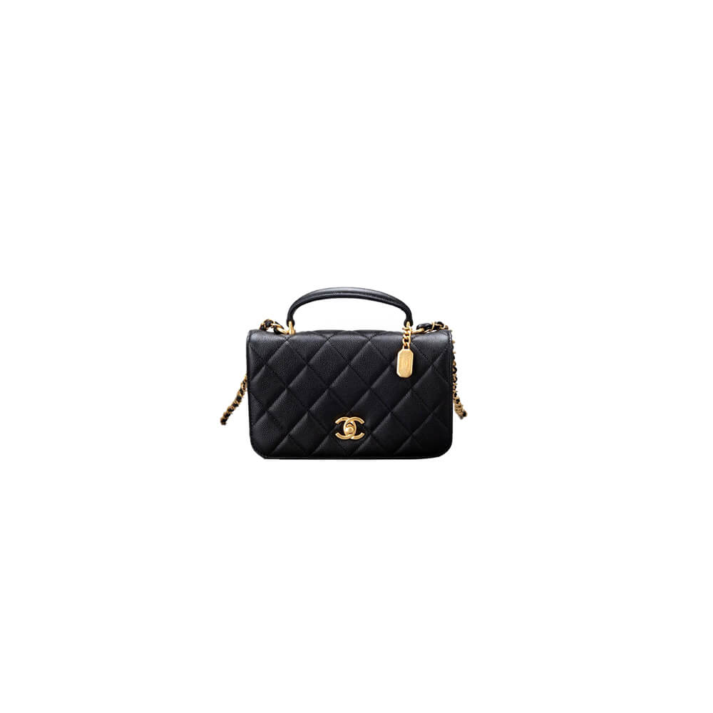 Chanel Mini Flap Bag with Top Handle - Replica Luxury Bags™