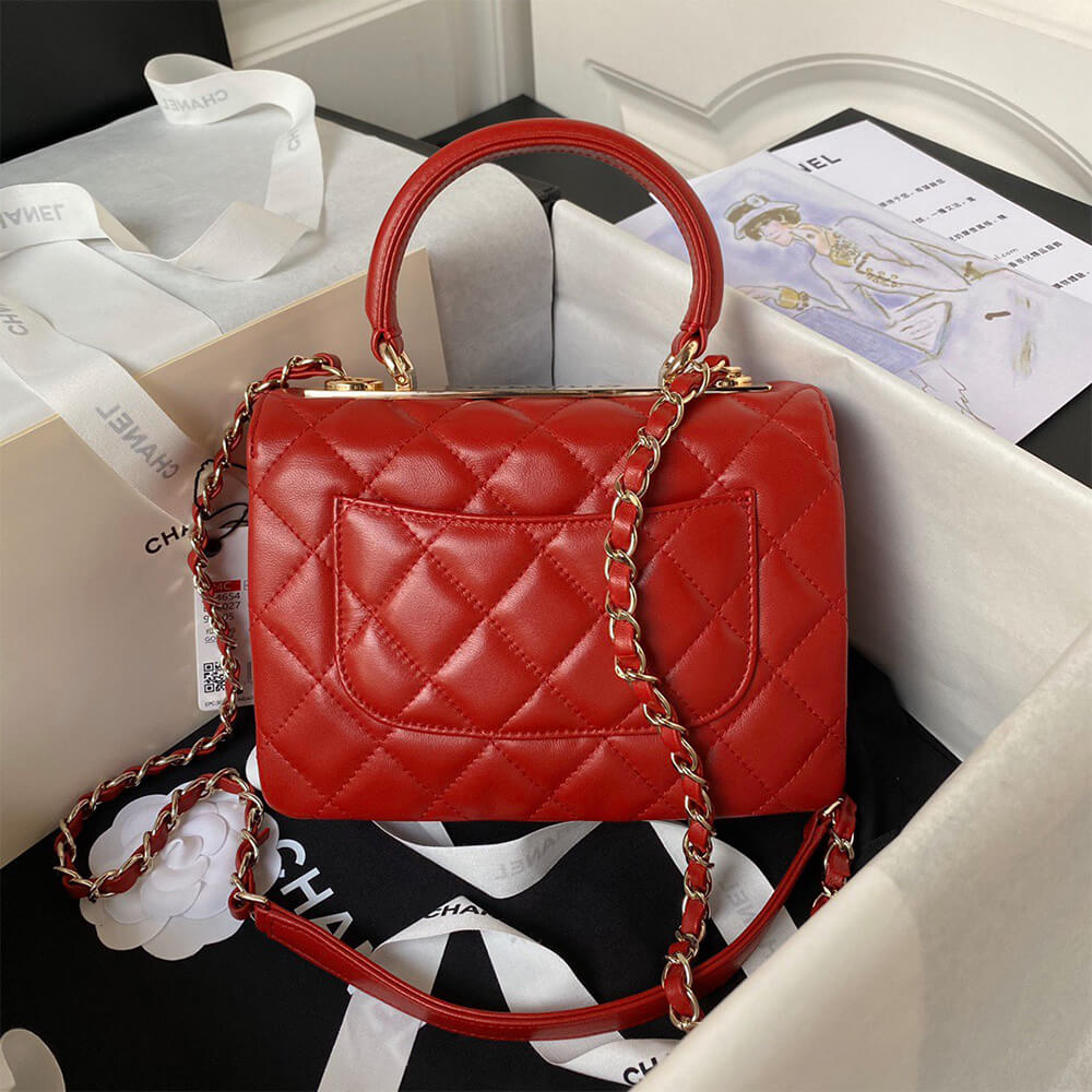 Chanel Mini Flap Bag with Top Handle - Replica Luxury Bags™