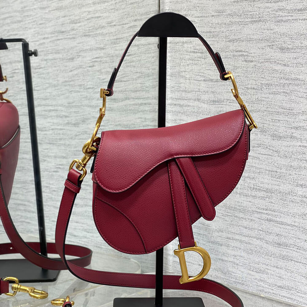 Dior Mini Saddle Bag with Strap - Replica Luxury Bags™