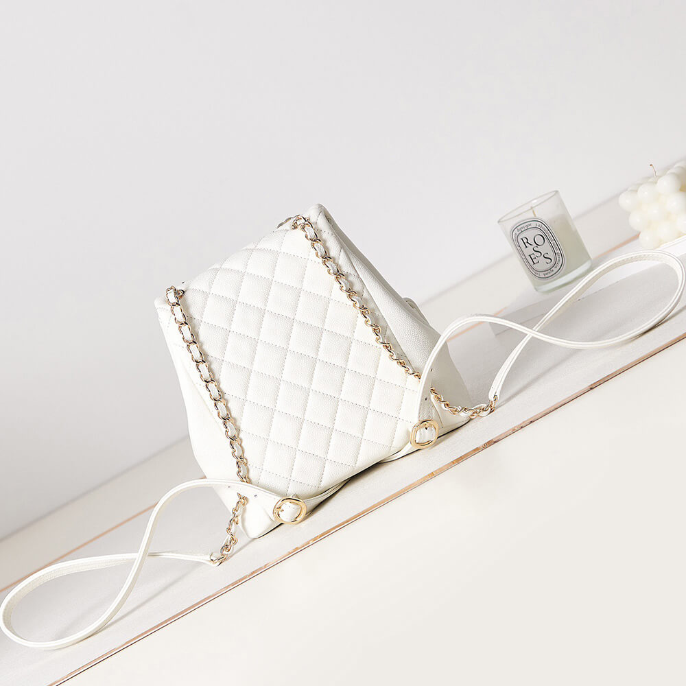 Chanel Backpack Bag in White - Replica Luxury Bags™