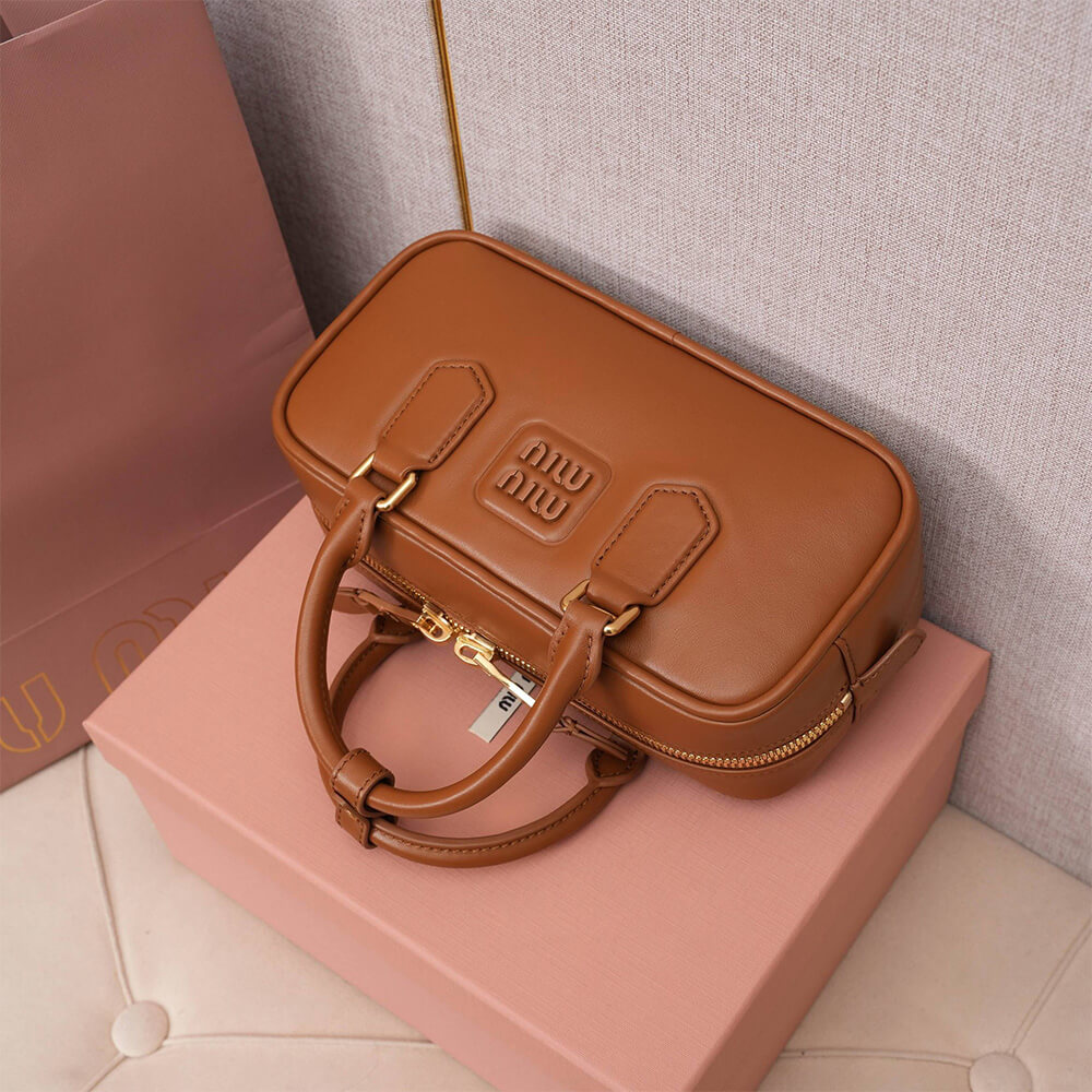 Miumiu Medium Arcadie Leather Bag - Replica Luxury Bags™